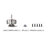 Eje de titanio del motor HGLRC 2306,5-1900KV al por mayor aplicable a drones de 5 pulgadas y rones de carreras de 5 pulgadas